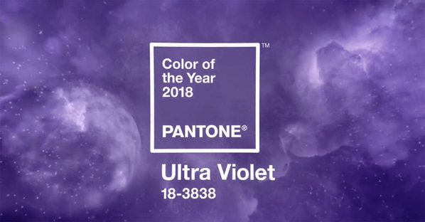 ultra violet pantone couleur année 2018